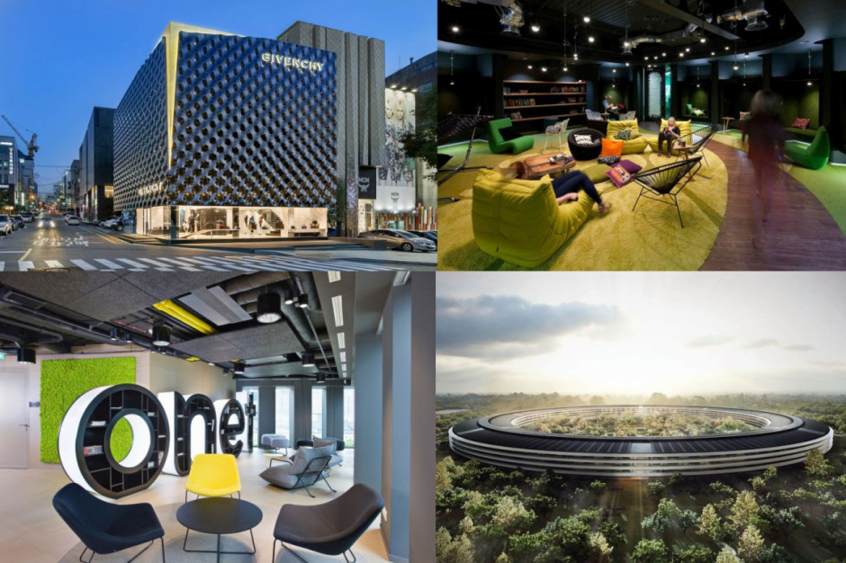 Biuro architektoniczne Piuarch zaprojektowało nowy flagowy sklep Givenchy w Seulu. (Fot. propertydesign.pl) Apple, Ikea, Google, Givenchy. Oni stawiają na oryginalny design biurowych wnętrz