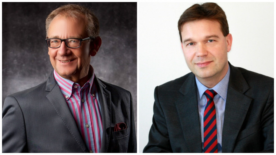 Jerzy Markow (z lewej) i Piotr Marczuk (z prawej) dołączyli do zarządu spółki Pekaes. (Fot. Mat.pras.) Jerzy Markow i Piotr Marczuk w zarządzie Pekaes