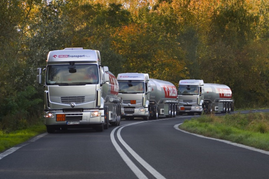 Wozy Orlen Transport. (Fot. Mat. pras.) Orlen Transport sprzedany, ale związkowcy wynegocjowali pakiet gwarancji