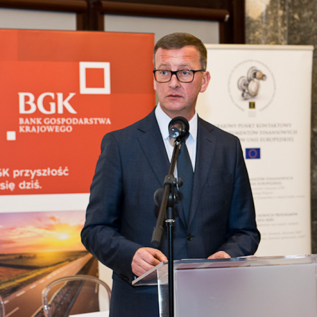 Dariusz Kacprzyk był prezesem BGK od 2013 roku. (Fot. : instrumentyfinansoweue.gov.pl). Zmiany w zarządzie Banku Gospodarstwa Krajowego