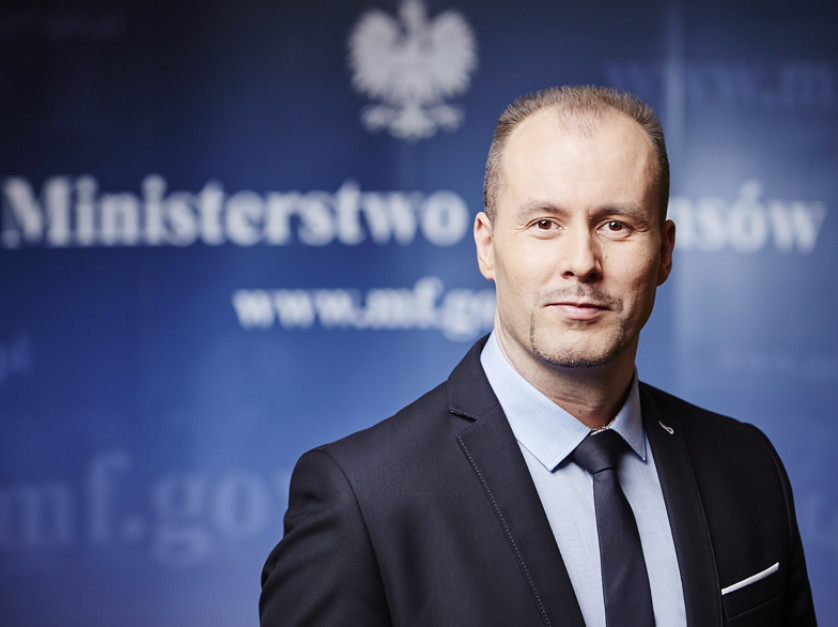 Konrad Raczkowski (fot.: mf.gov.pl) Zmiana w resorcie finansów blisko. Wiceminister Konrad Raczkowski odwołany