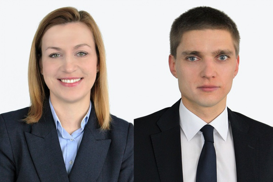Olga Garlej i Kacper Łycyniak (fot.propertynews.pl) Savills: Olga Garlej i Kacper Łycyniak menedżerami ds. wynajmu