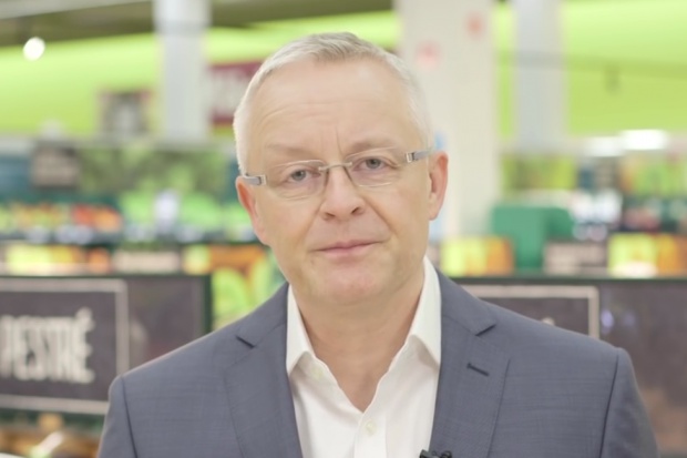 David Morris, prezes Tesco w regionie Europy Centralnej. Z pochodzenia Brytyjczyk. (fot. youtube)