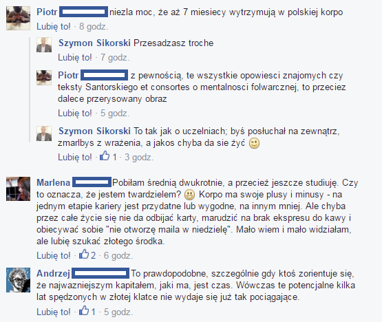 Źródł: Komentarze pod postem na Facebooku