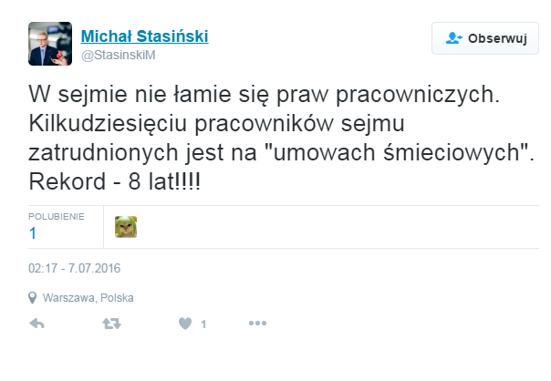 Źródło: Twitter