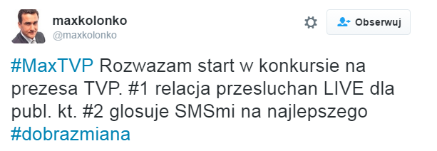 Źródło: Twitter