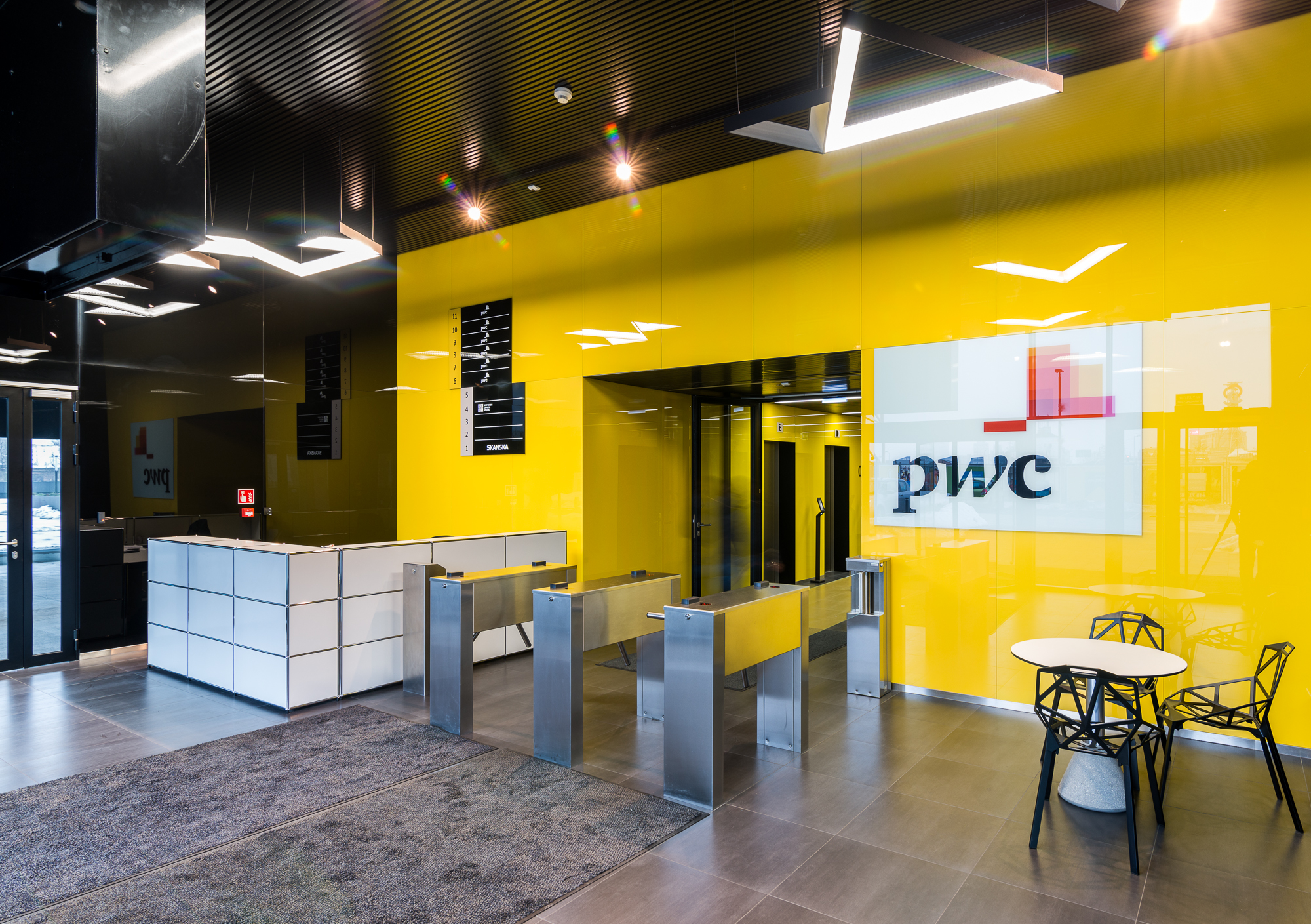 Lobby firmy PwC w Silesia Business Park. (fot. PwC)