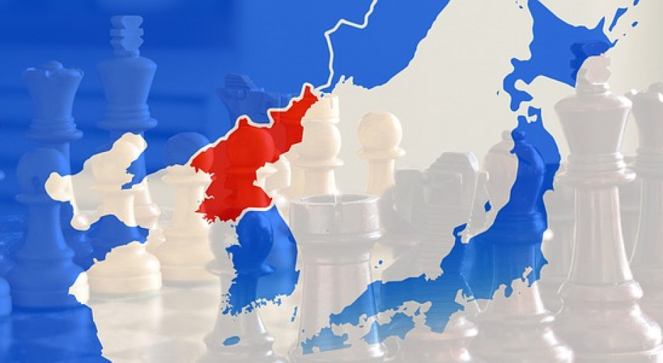 Podzielony politycznie i gospodarczo Półwysep Koreański, źródło: pixabay.com