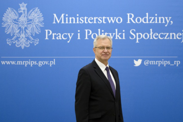 Wiceminister pracy Krzysztof Michałkiewicz. (fot. MRPiPS)