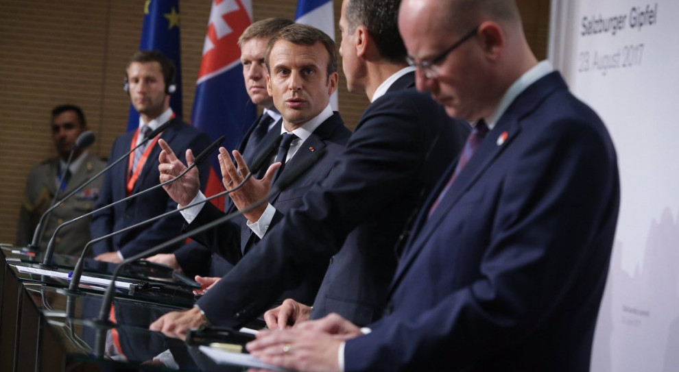 Emmanuel Macron chce doprowadzić do skrócenia czasu, na jaki pracownik może być wysłany za granicę w tzw. delegowanie, źródło: twitter.com/EmmanuelMacron