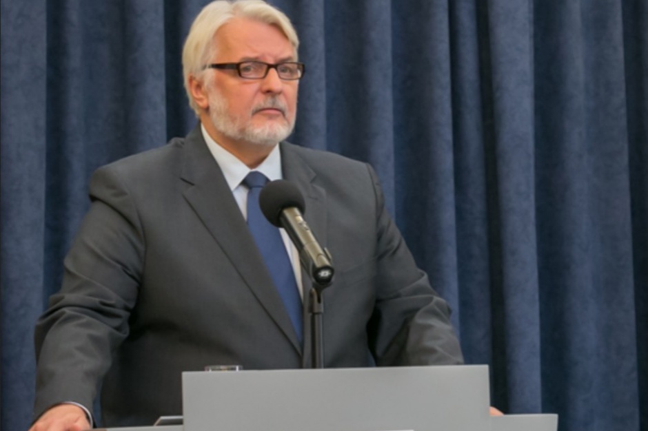 Francja robi ważne interesy w Polsce. Wychodząc na ulicę widzimy obecność francuskich firm praktycznie wszędzie - mówi Witold Waszczykowski. (fot. MSZ)