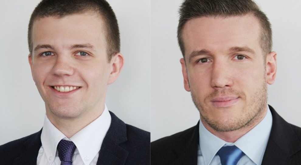 Piotr Łopusiński i Rafał Janowicz (fot.propertynews.pl) Rafał Janowicz oraz Piotr Łopusiński w Savills