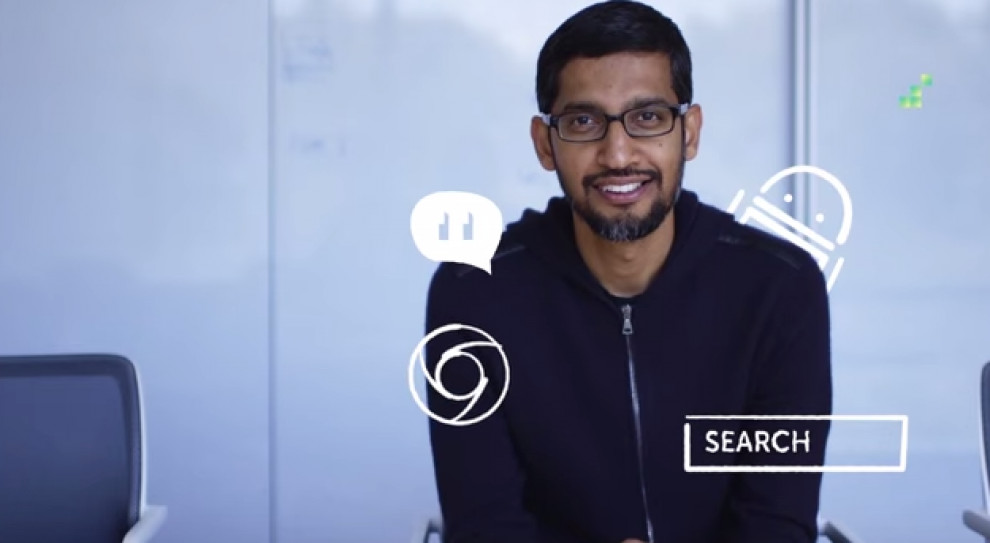 Po 11 latach intensywnej pracy w Google, Sundar Pichai został ogłoszonym nowym CEO koncernu /fot.youtube Sundar Pichai w Google, Satya Nadella w Microsoft, a Indra Nooyi rządzi w Pepsi. Hindusi podbijają amerykańskie korporacje