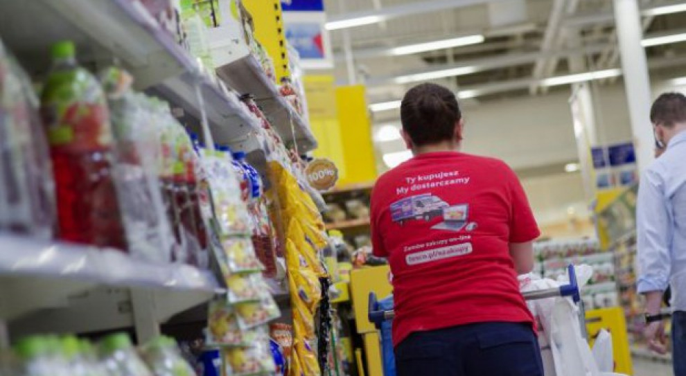 Pracownicy Tesco pikietują. Jak sieć zapatruje się na roszczenia pracowników? /fot. mat.pras. Pracownicy Tesco stracili pracę przez remont drogi