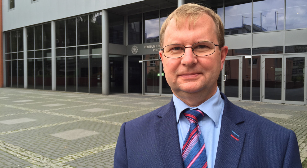 Janusz Ćwiek, dyrektor – Centrum Naukowo-Dydaktycznego Transportu Kolejowego Politechniki Śląskiej (fot. PTWP) Politechnika Śląska będzie nowocześnie kształcić kolejowe kadry