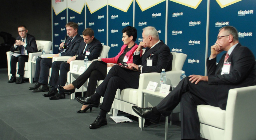 Silesia HR Trends - dyskusja podczas panelu inauguracyjnego. /fot. PTWP Silesia HR Trends, Żarnowiecki: W GMMP trwa HR-owa rewolucja