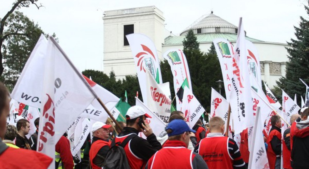 22 października górnicy będą protestować w Warszawie. /fot. Paweł Pawłowski Górnicy, Śląsk: 22 października demonstracja w Warszawie