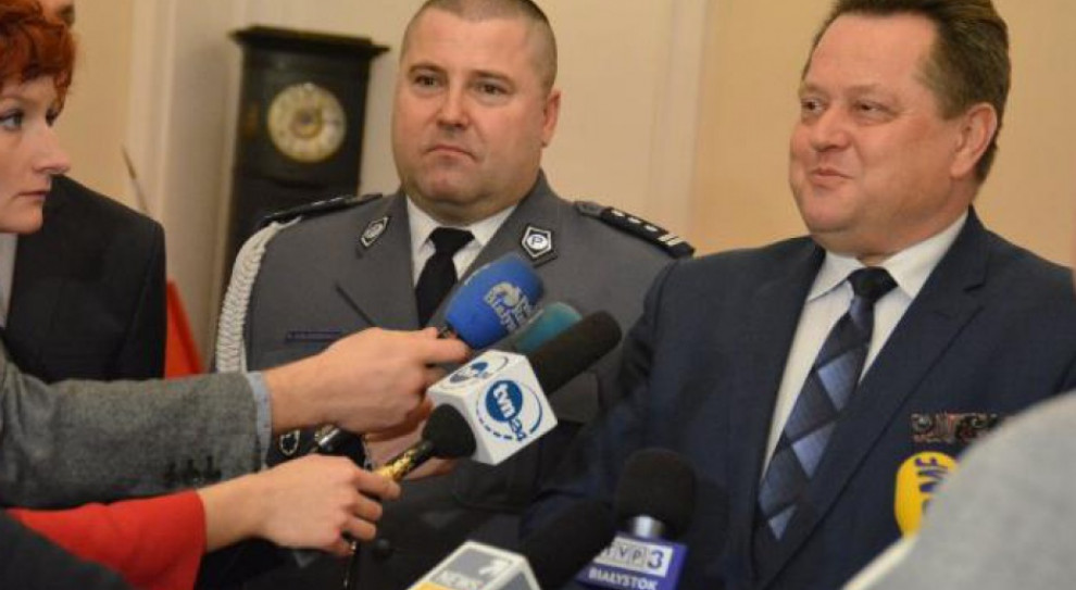 Inspektor Daniel Kołnierowicz zastąpił na stanowisku komendanta nadinsp. Sławomira Mierzwę. (fot. KWP Białystok) Daniel Kołnierowicz nowym szefem podlaskiej policji