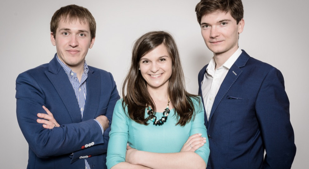 Założyciele Social Wolves. Od lewej: Marcin Bruszewski, Paula Bruszewska i Rafał Flis. (fot.: mat.pras.) Start-up Social Wolves na liście Forbes 30 Under 30. Jako jedyny z Polski