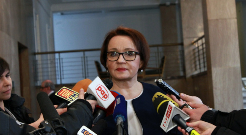 Prowadzone w Polsce konsultacje w sprawie zmian w systemie oświaty spotkały się z dużym zainteresowaniem w UE (Anna Zalewska, fot.men.gov.pl) Zalewska: to nieprawda, że nauczyciele stracą pracę