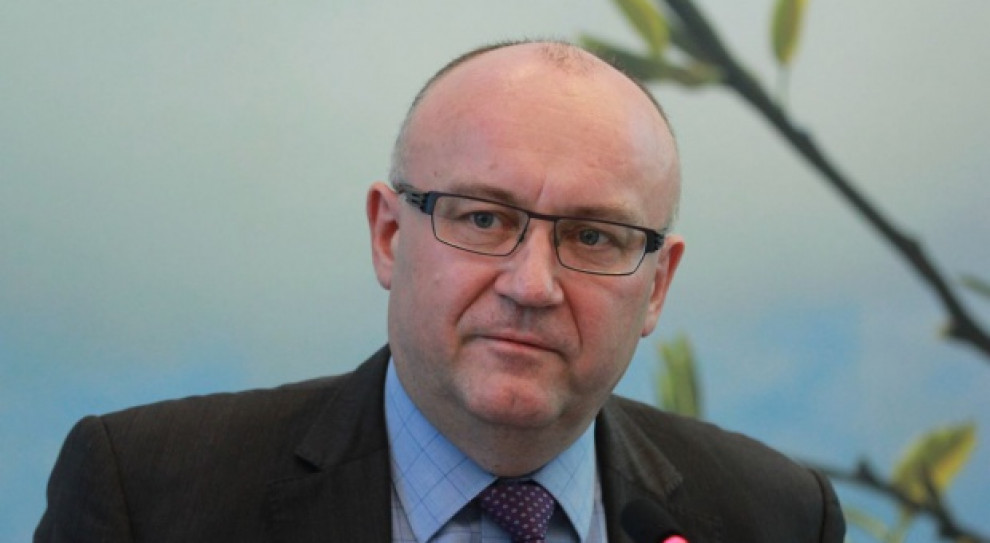 Przed nami bardzo trudne rozmowy z inwestorami - przestrzega Krzysztof Sędzikowski. (Fot. PTWP/Michał Oleksy) Prezes Kompanii Węglowej tłumaczy się pracownikom