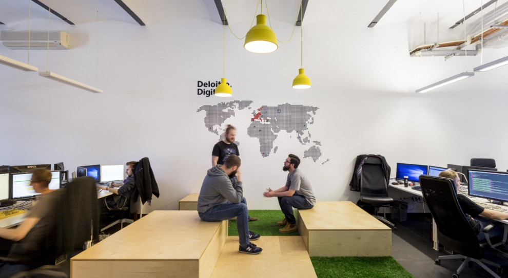 Nowe biuro Deloitte Digital 9fot. Libido Architekci) Nowe biuro Deloitte Digital przyjazne dla pracowników