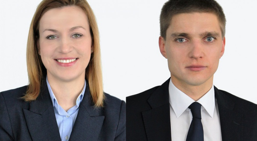 Olga Garlej i Kacper Łycyniak (fot.propertynews.pl) Savills: Olga Garlej i Kacper Łycyniak menedżerami ds. wynajmu
