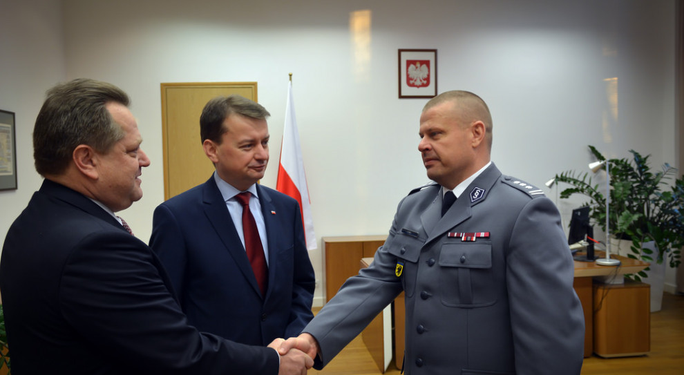 Dotychczasowy komendant główny insp. Zbigniew Maj zrezygnował ze stanowiska po dwóch miesiącach od powołania. (Fot.: MSWiA) Nowym komendantem policji będzie jeden z oficerów