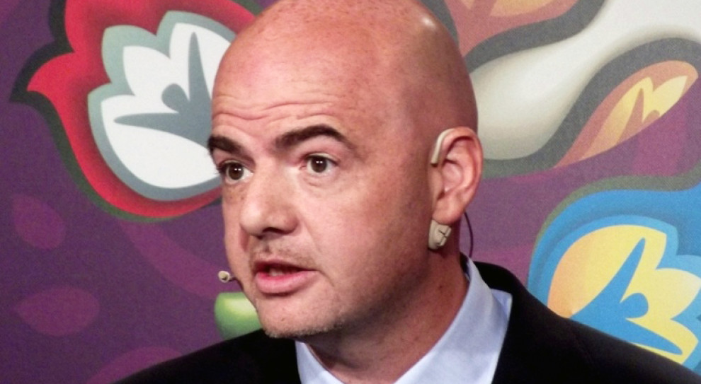 Obecny szef FIFA Gianni Infantino. (Fot.: Wikimedia, Piotr Drabik, CC-BY-2.0) Nazwisko szefa FIFA pojawia się w Panama papers