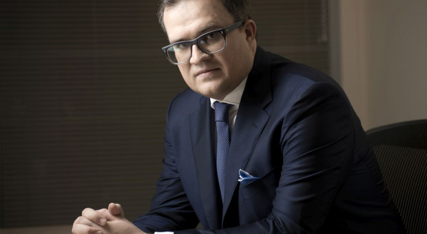- Nie przychodziłem do Banku Pekao dla zarobków - podkreśla Michał Krupiński. Fot. mat. pras. Kominówka dosięgnie Pekao? Prezes banku gotowy na obniżenie wynagrodzenia