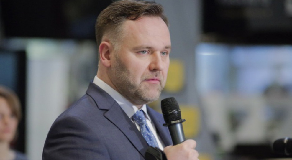 Szef MSP mówił, że dla części zarządów spółek Skarbu Państwa "wysokie pensje, milionowe odprawy" to zbyt mało (Dawid Jackiewicz, fot.PTWP/Piotr Waniorek) Jackiewicz: Szokująco wysokie pensje i milionowe odprawy w państwowych spółkach za rządów PO-PSL