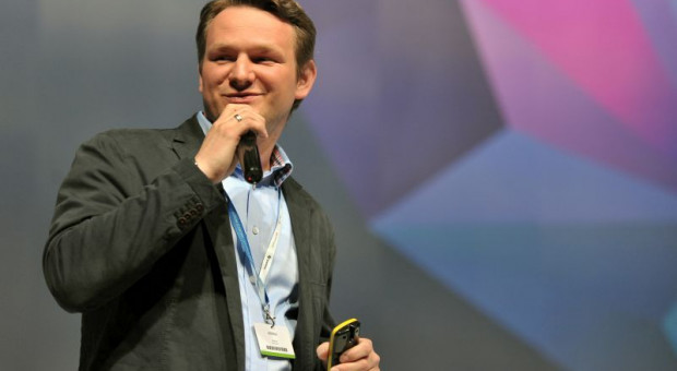 – Warto patrzeć na globalne rynki, bo niekoniecznie nasz macierzysty może być tym, gdzie rozpoczniemy swój biznes – uważa Michał Kramarz z Google Polska. Fot. PTWP Google radzi start-upowcom z Polski