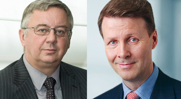 Janusz Filipiak, szef firmy Comarch oraz i Risto Siilasmaa, szef rady nadzorczej Nokii uważają, że państwo nie powinno wspierać finansowo start-upów. (fot.comarch.pl/nokia.com) Filipiak i Siilasmaa: Rząd nie powinien dokładać do start-upów