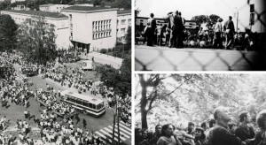 Podczas głosowania w Sejmie obecni byli uczestnicy wydarzeń czerwca 1976 r. (fot. IPN/sejm twitter) Uczczono 40. rocznicę protestów robotników w Radomiu, Ursusie i Płocku