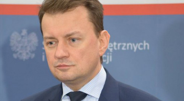 Minister spraw wewnętrznych i administracji Mariusz Błaszczak (fot. MSWiA) Błaszczak apeluje do szefa francuskiego MSW ws. polskich kierowców w Calais