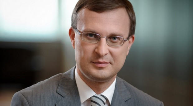 Borys przedstawił pięć podstawowych obszarów działania funduszu, związanych z realizacją przyświecającego PFR hasła "inwestycje dla Polski" (fot.pkobp.pl) Prezes Polskiego Funduszu Rozwoju: W listopadzie jedno okienko dla przedsiębiorców