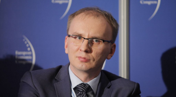 Wiceminister Radosław Domagalski-Łabędzki. (fot. PTWP) Wiceminister rozwoju Radosław Domagalski-Łabędzki prezesem KGHM