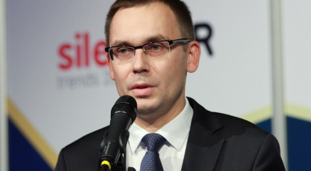 Wojciech Kuśpik podczas Silesia HR Trends (fot.ptwp) Silesia HR Trends 2016: Śląsk potrzebuje kadry, a Polska chce ludzi ze Śląska