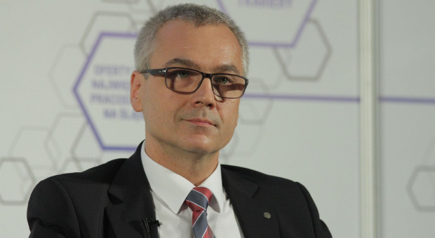 Prof. Arkadiusz Mężyk, rektor Politechniki Śląskiej w Gliwicach. (fot. PTWP / Michał Oleksy) Prof. Arkadiusz Mężyk, rektor Politechniki Śląskiej: Potrzebne są studia dualne