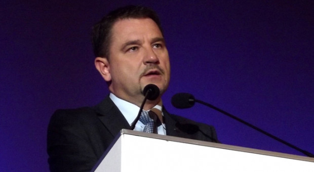 Piotr Duda ocenił też, że 2016 r. był dobry dla związkowców, dla pracowników (fot. Piotr Drabik/ Wikipedia/CC BY 2.0) Piotr Duda: We wtorek podamy termin marszu w obronie demokracji i praw pracowniczych