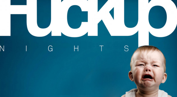 FuckUp Nights odbywają się w 100 krajach świata. Powyżej zapowiedź wydarzenia w Berlinie z 2015 r. (fot. mat.pras.) FuckUp Nights: Zamiast chwalić się sukcesami, opowiadają o porażkach w biznesie