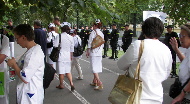 Świętokrzyskie: Protest pielęgniarek szpitala w Staszowie