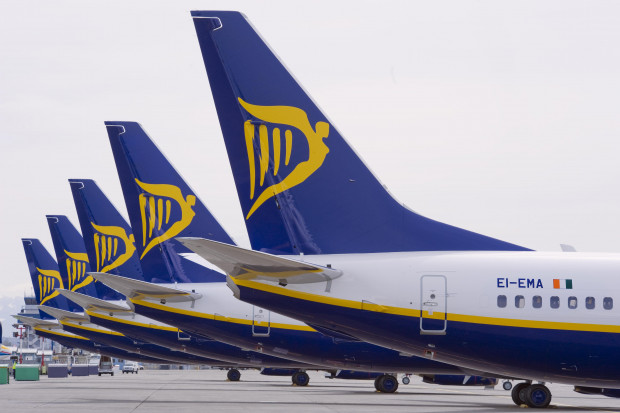 Strajk personelu Ryanair sparaliżuje sylwestra w Belgii