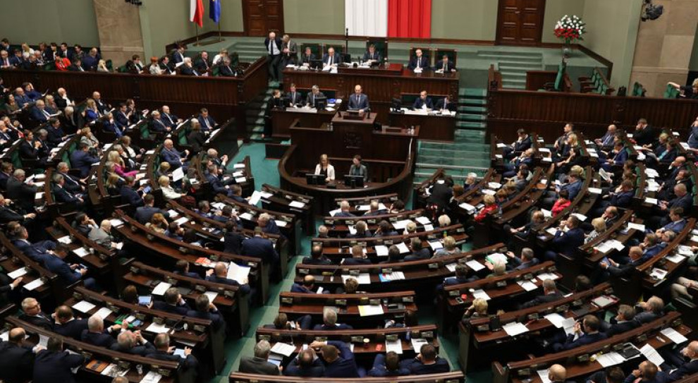 Marszałek Kuchciński argumentował, że obecny system pracy posłów powoduje absencję zarówno na komisjach, jak i w sali plenarnej(fot.sejm.gov.pl/Krzysztof Białoskórski) Praca posłów według nowych zasad