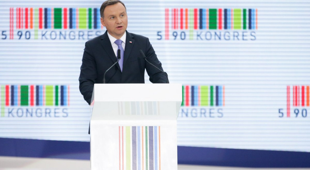 Zdaniem głowy państwa płaca jest także elementem konkurencji pomiędzy przedsiębiorcami o najlepszych pracowników (fot. Kancelaria Prezydenta/twitter) Andrzej Duda: Dobre wynagrodzenie pracownika gwarantem rozwoju polskiej gospodarki