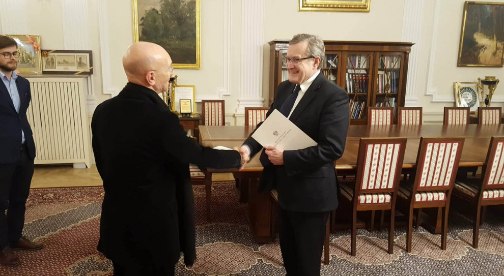 Minowany na p.o. dyrektora Instytutu Bolesław Stelmach jest architektem, wykładowcą akademickim, laureatem Honorowej Nagrody SARP z roku 2010 (fot. Ministerstwo Kultury/twitter) Bolesław Stelmach p.o. dyrektora Narodowego Instytutu Architektury i Urbanistyki