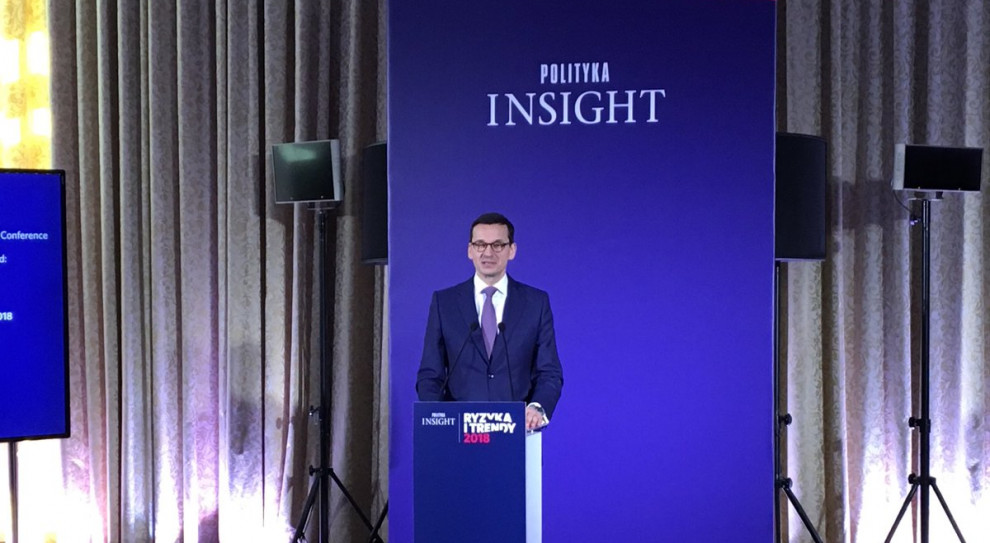 Zakres swobodnego świadczenia usług się właściwie zmniejsza - powiedział premier (Mateusz Morawiecki, fot.twitter.com/PremierRP) Premier: Nasi przedsiębiorcy stali się konkurencją dla partnerów w UE