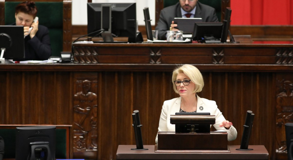 Są branże, gdzie mamy ogromną lukę kompetencyjną - powiedziała wiceminister edukacji (Marzena Machałek, fot.twitter.com/MEN_GOV_PL) Marzena Machałek: Pracodawcy muszą się włączyć w reformę szkolnictwa zawodowego