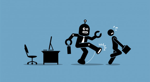 Praca dla Internet Research Agency zmieniła zatrudnionych w niej Rosjan w roboty (fot.shutterstock) Praca w fabryce zmieniła pracowników w roboty