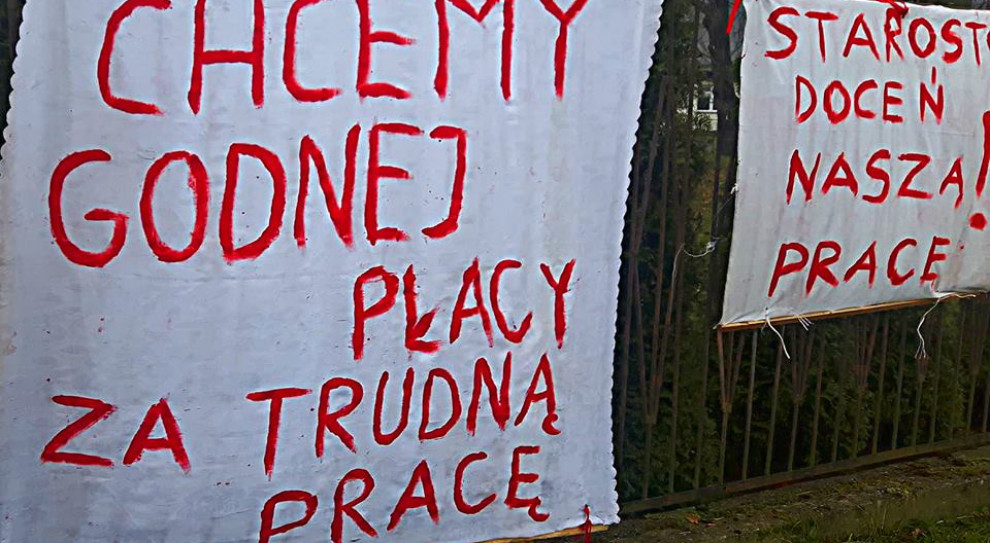 Walka pracowników o podwyżki i poprawę warunków pracy trwa już rok (fot.Facebook/Razem Lubelskie) Pracownicy DPS chcą podwyżek i inwestycji w ich miejsce pracy